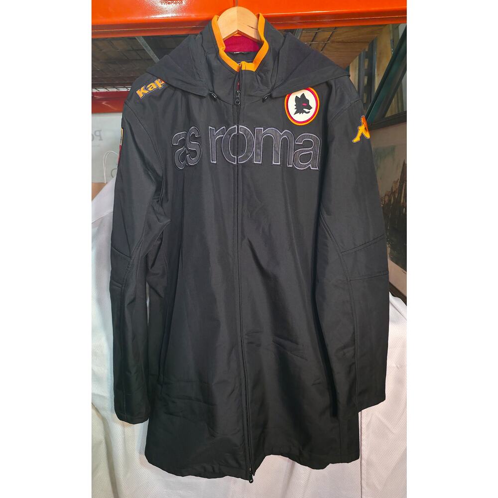 Men's Kappa AS Roma 3/4 Length Soccer Hoodie Jacket – Size XXL